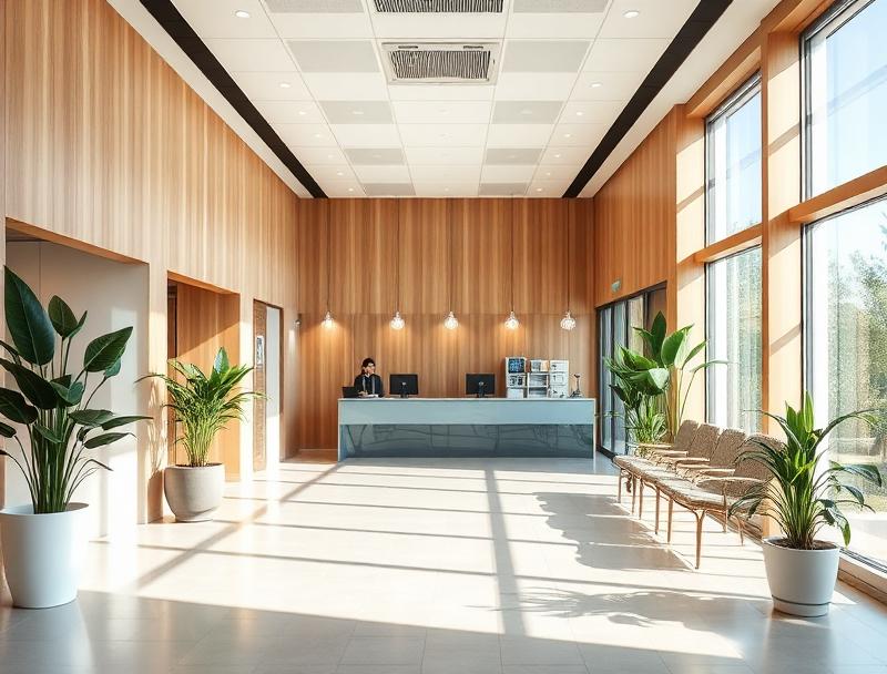 Modern treatment facility with welcoming environment